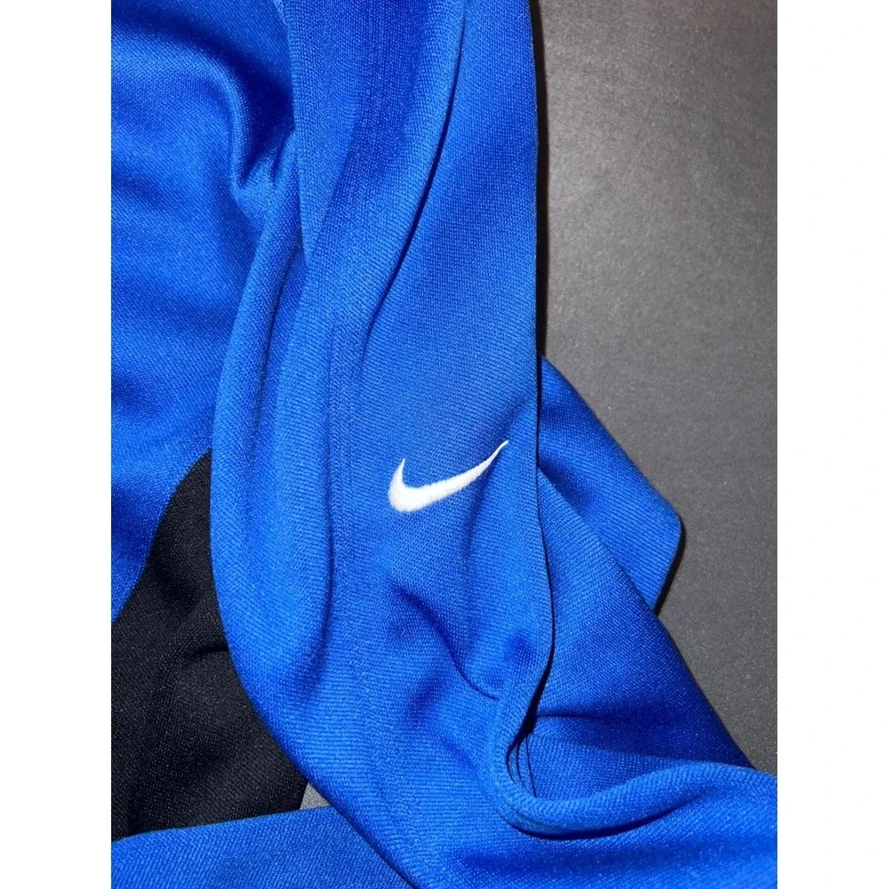 Nike Golf Mens L Dri-FIT Quarter Zip Pullover Blue Black Z66 Auto Auction Logo